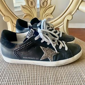 Custom Black Super Star Golden Goose